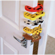 Load image into Gallery viewer, 2pcs Baby Child Proofing Door Stoppers Finger Safety Guard Random Holder Lock Safety Guard Finger Protect Toy For Baby